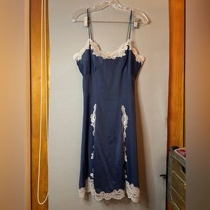 Pristine Blue Vintage flattering slip